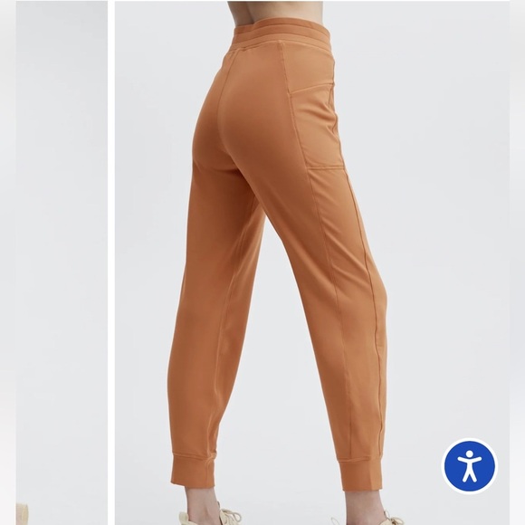 NWT! Fabletics On-The-Go Cold Weather Joggers - Color: Sequoia - Picture 1 of 6